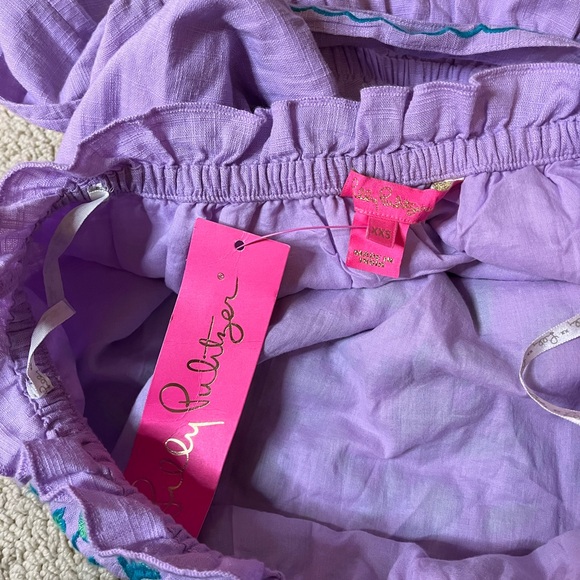 Lilly Pulitzer Embroidered Romper NWT - Picture 12 of 12